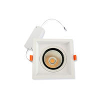 360° Angle Adjustable Square LED Ceiling Light Downlight