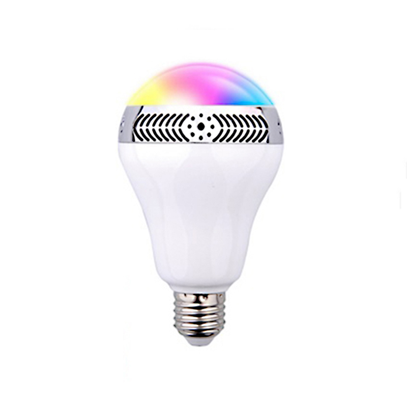 10W Smart LED Bluetooth Music Bulb RGB+Cool/Warm White Color changing LED Globe Bulb